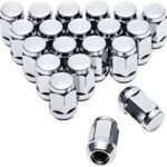A set of high-quality car nuts displayed, designed for reliable tyre fitting and safety on Indian roads.indian tyre service